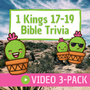 1 Kings 17-19 Trivia Video 3-Pack