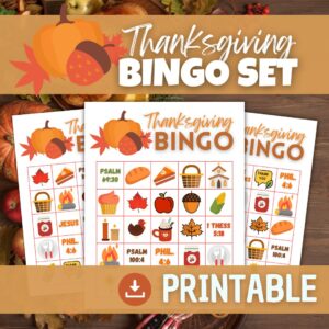 Thanksgiving Bible Bingo